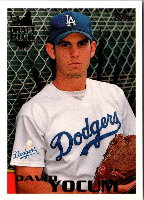 1996 Topps David Yocum #236 Rookie
