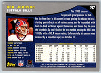 2001 Topps Rob Johnson #217
