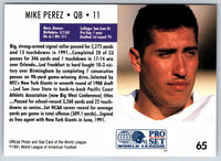 1991 Proset World League Mike Perez #65