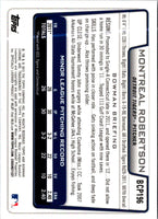 2012 Bowman Chrome Prospects Montreal Robertson #BCP196