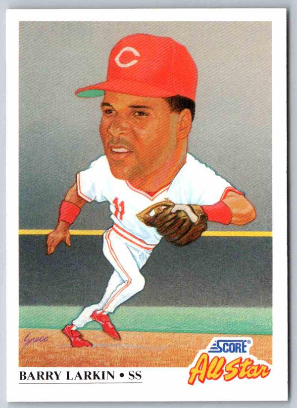 1991 Score Barry Larkin #666