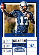 2017 Panini Contenders Draft Picks Tony Romo