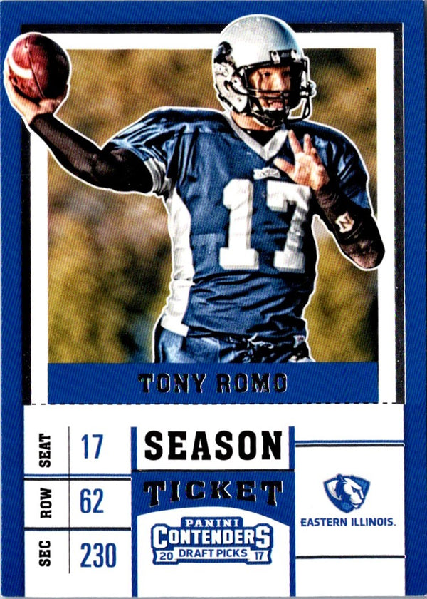 2017 Panini Contenders Draft Picks Tony Romo #97