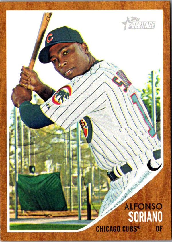 2011 Topps Heritage Alfonso Soriano #115