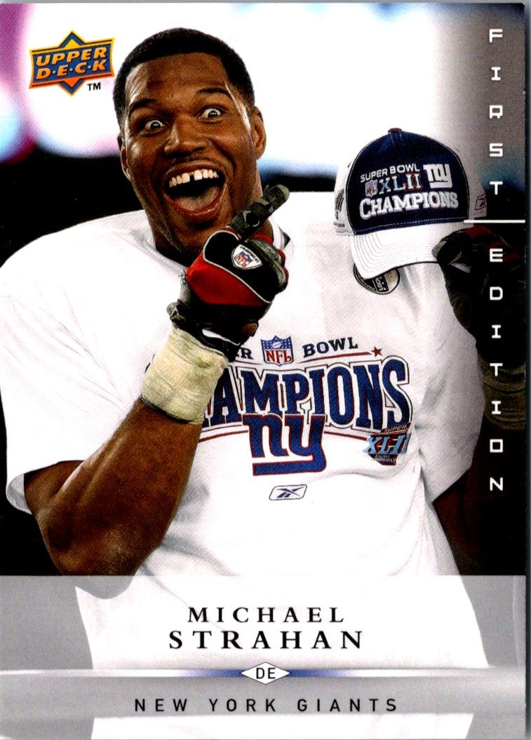 2008 Upper Deck First Edition Michael Strahan