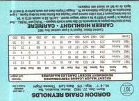 1986 Leaf Craig Reynolds #107