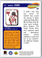 1998 UD Choice Warrick Dunn #237