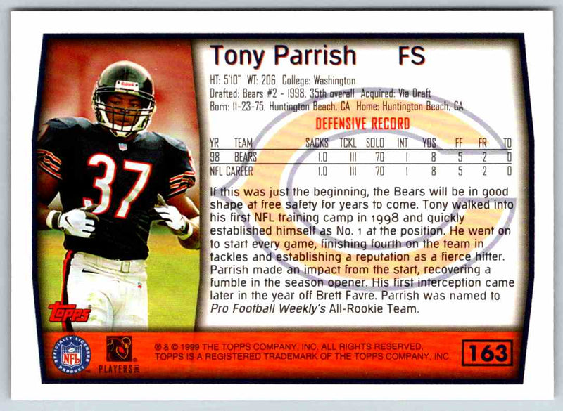 1999 Topps Tony Parrish