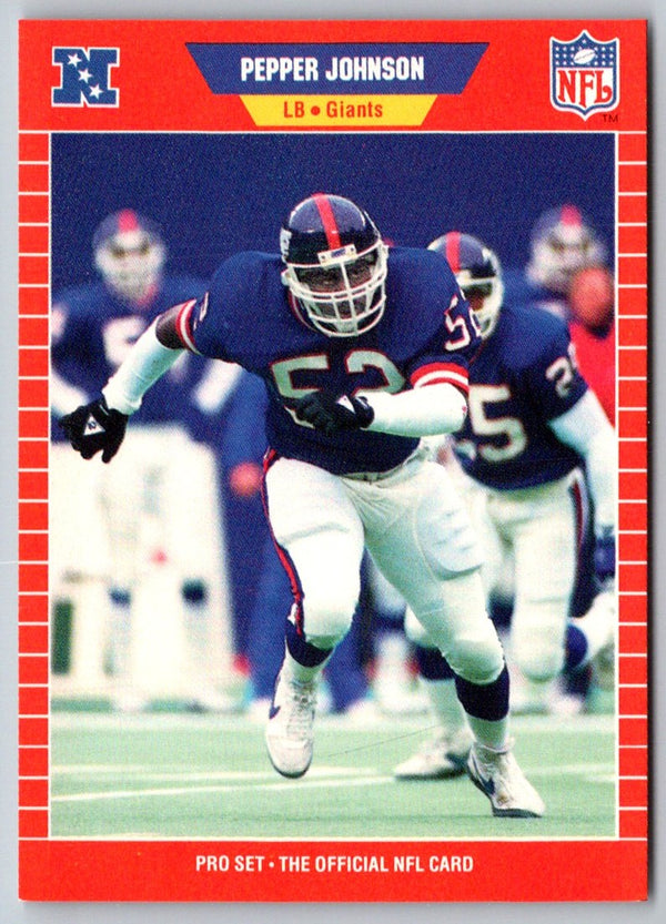 1989 Pro Set Pepper Johnson #470
