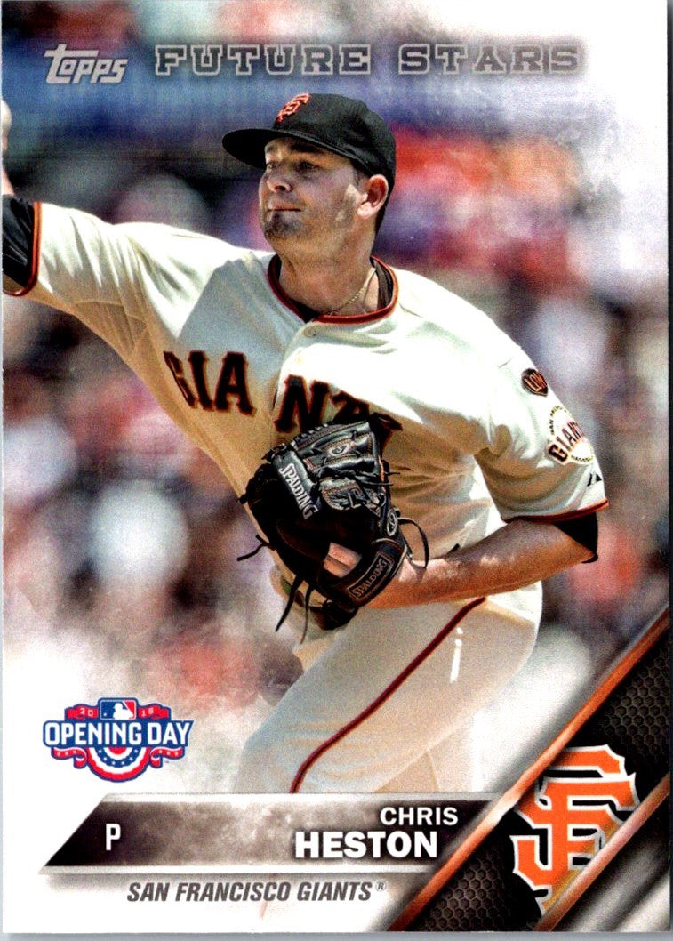 2016 Topps Opening Day Chris Heston