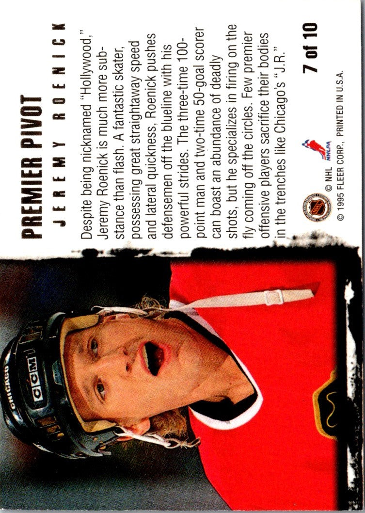 1995 Ultra Premier Pivot Jeremy Roenick