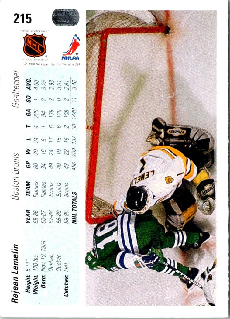 1990 Upper Deck Rejean Lemelin