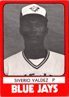 1980 TCMA Utica Blue Jays Sylverio Valdez #8