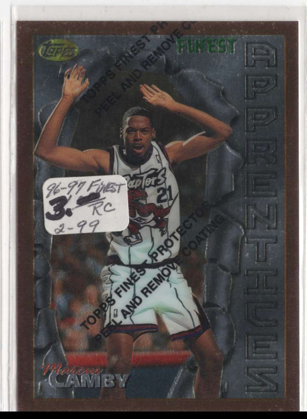 1997 Finest Marcus Camby #21 Rookie
