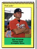 1991 ProCards Rick Peterson
