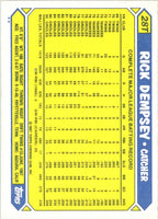 1987 Topps Traded Rick Dempsey #28T
