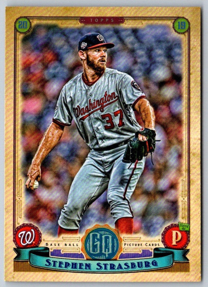 2019 Topps Gypsy Queen Green Stephen Strasburg