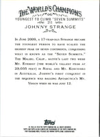 2010 Topps Allen & Ginter Johnny Strange #211