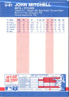 1987 Fleer Update Glossy John Mitchell #U-81