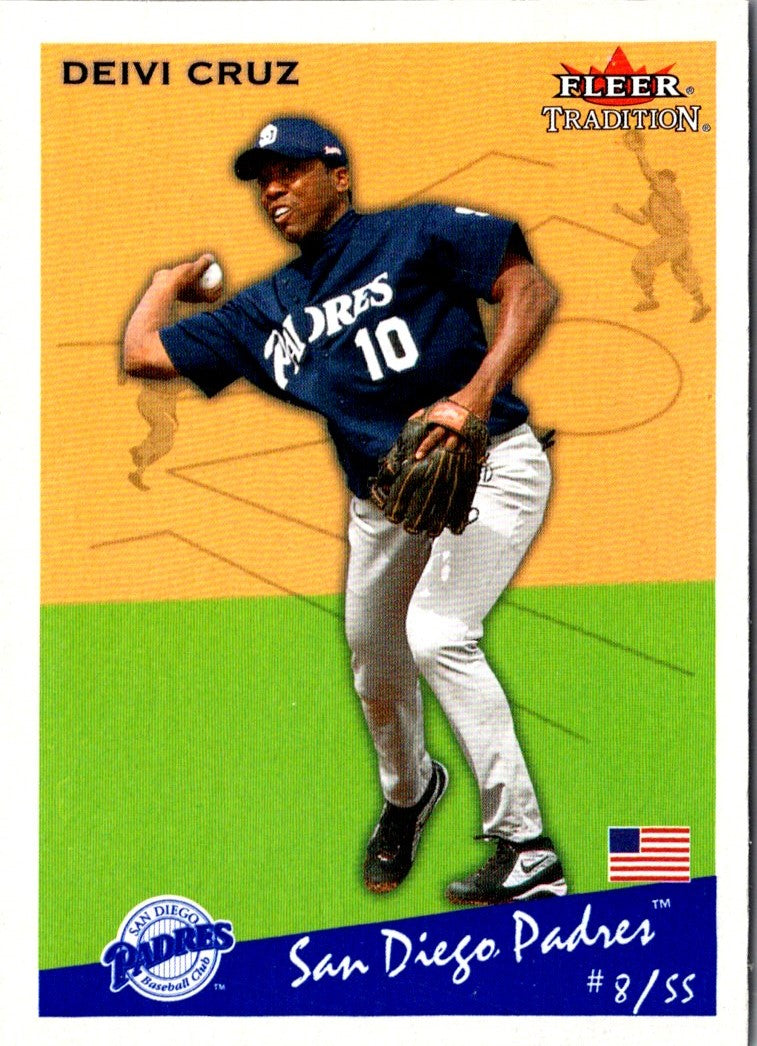 2002 Fleer Tradition Update Deivi Cruz