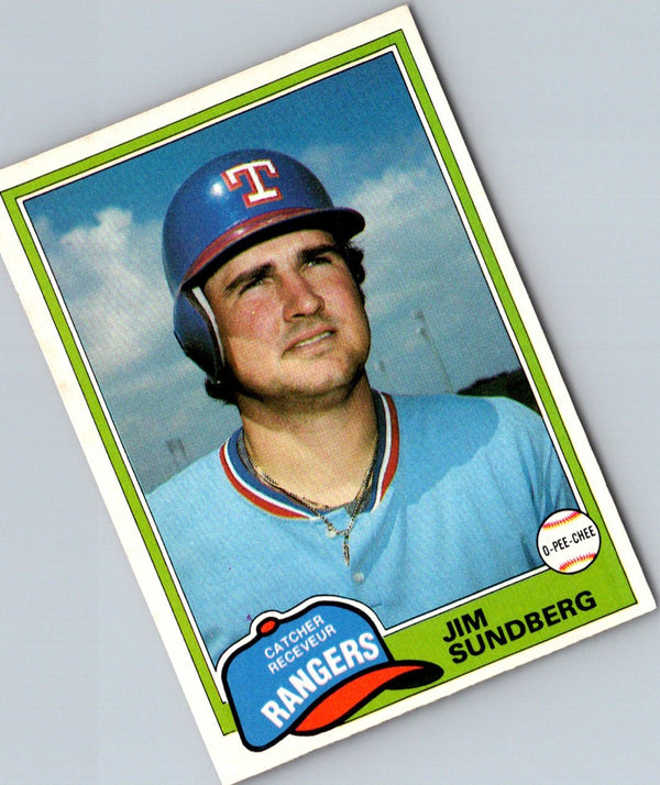1981 O-Pee-Chee Jim Sundberg #95