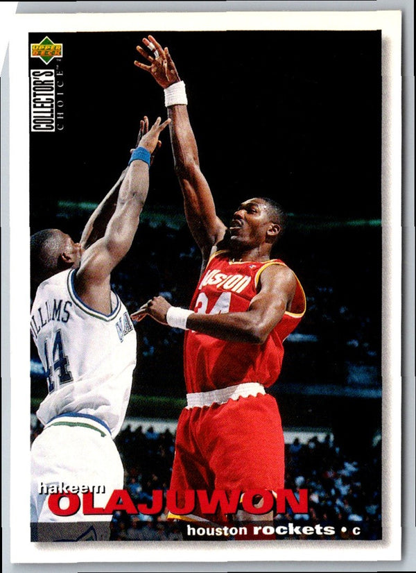 1995 Collector's Choice German II Hakeem Olajuwon #41