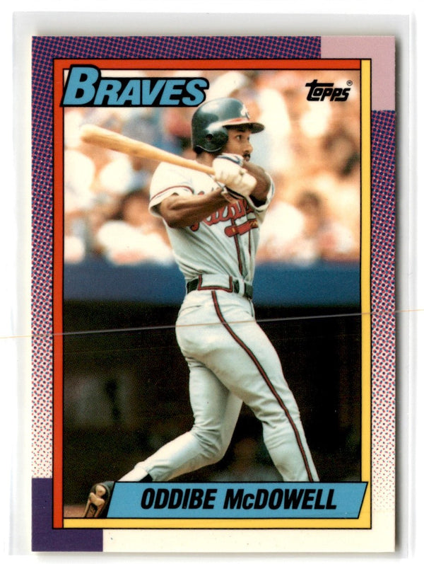 1990 Topps Tiffany Oddibe McDowell #329