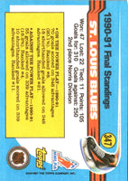 1991 Topps St. Louis Blues #347