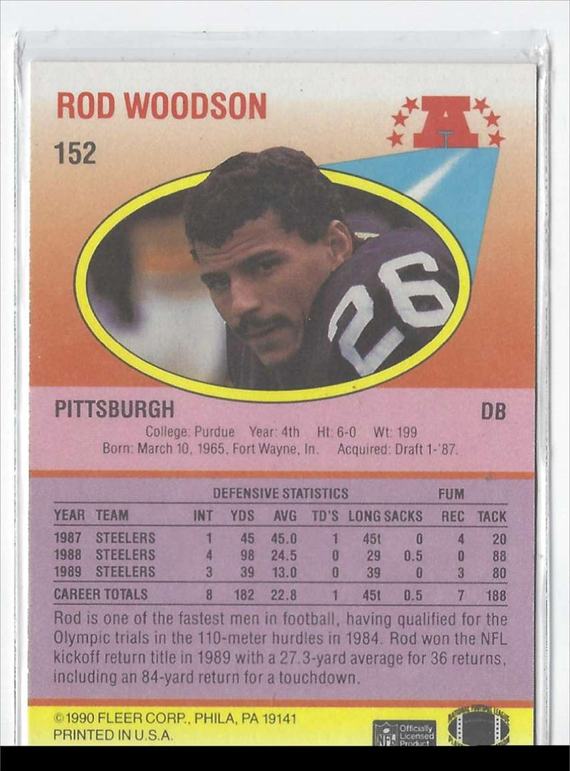 1990 Fleer Rod Woodson