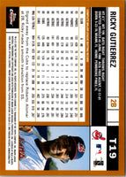 2002 Topps Traded & Rookies Ricky Gutierrez #T19