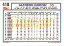 1992 Topps Alfredo Griffin