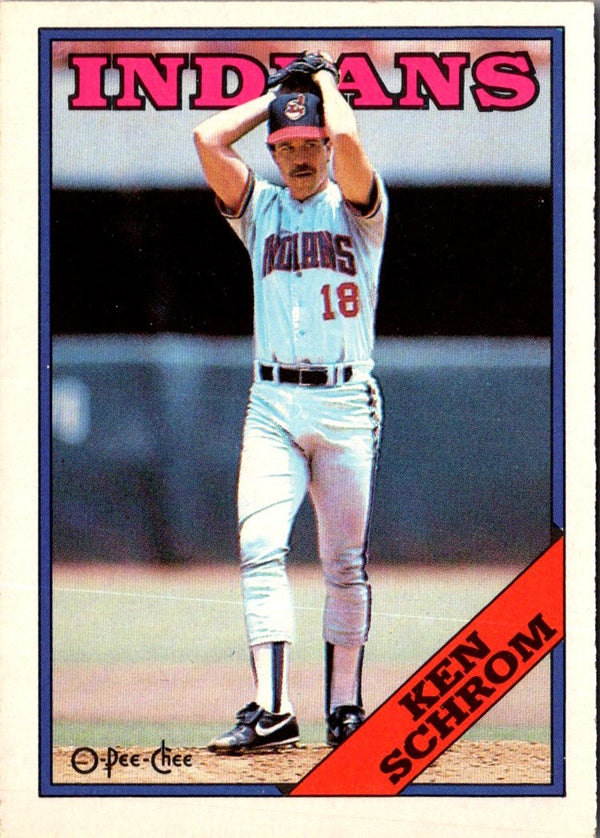 1988 O-Pee-Chee Ken Schrom #256
