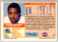 1989 NFL Proset Eugene Lockhart #92