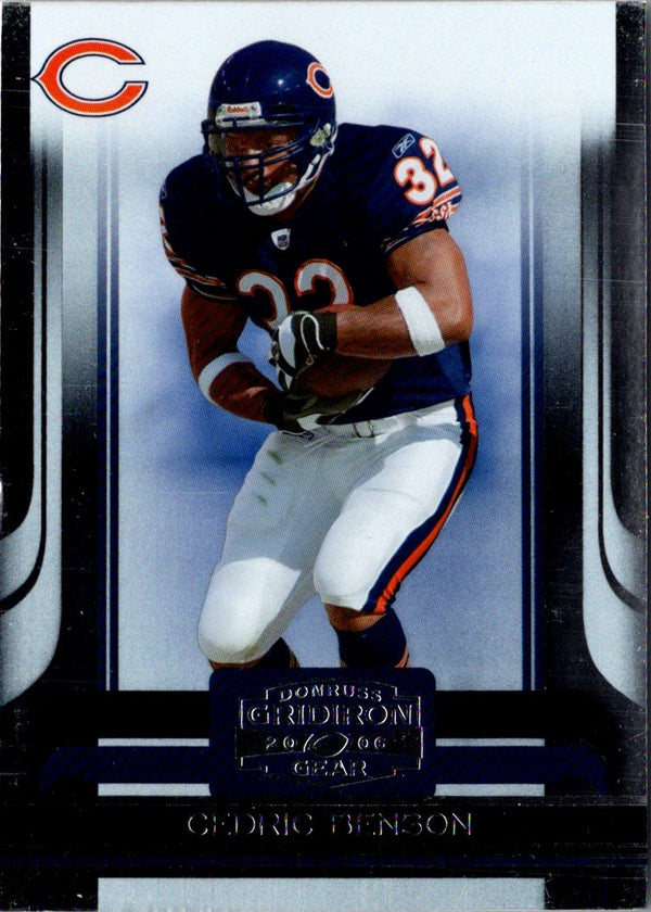 2006 Donruss Gridiron Gear Cedric Benson #18