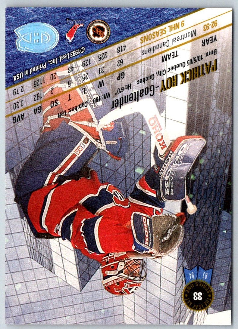 2004 UD All-World Edition Patrick Roy