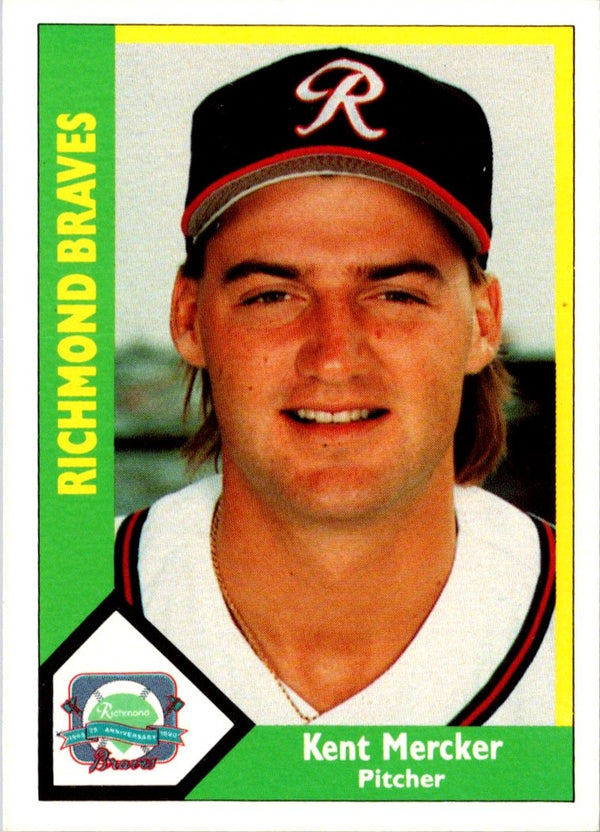 1990 CMC Richmond Braves Kent Mercker #27