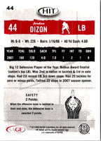 2008 SAGE HIT Jordon Dizon #44
