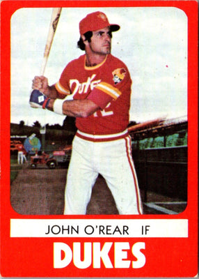 1980 TCMA Albuquerque Dukes John O'Rear #7