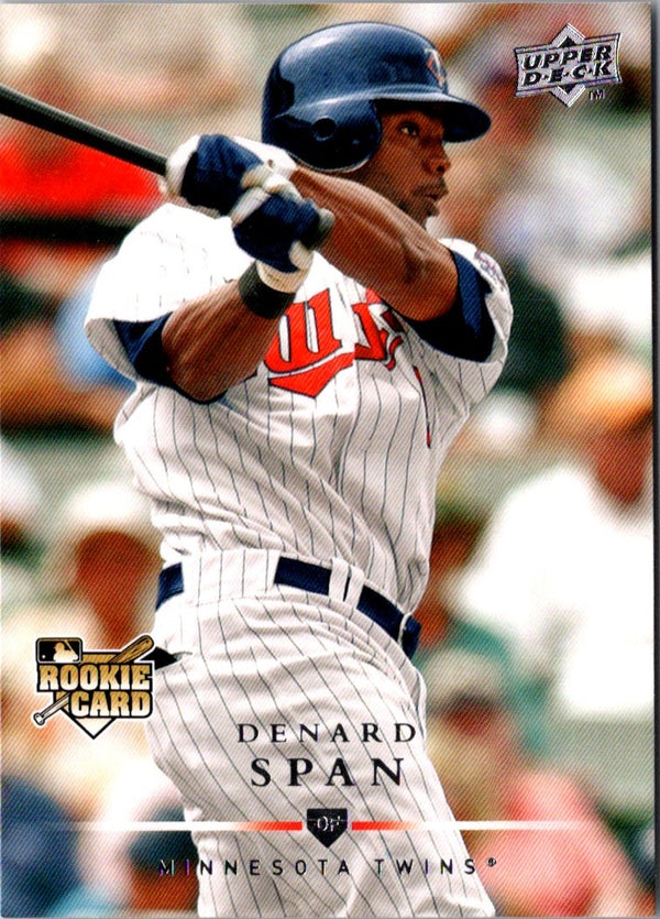 2008 Upper Deck Denard Span #718 Rookie