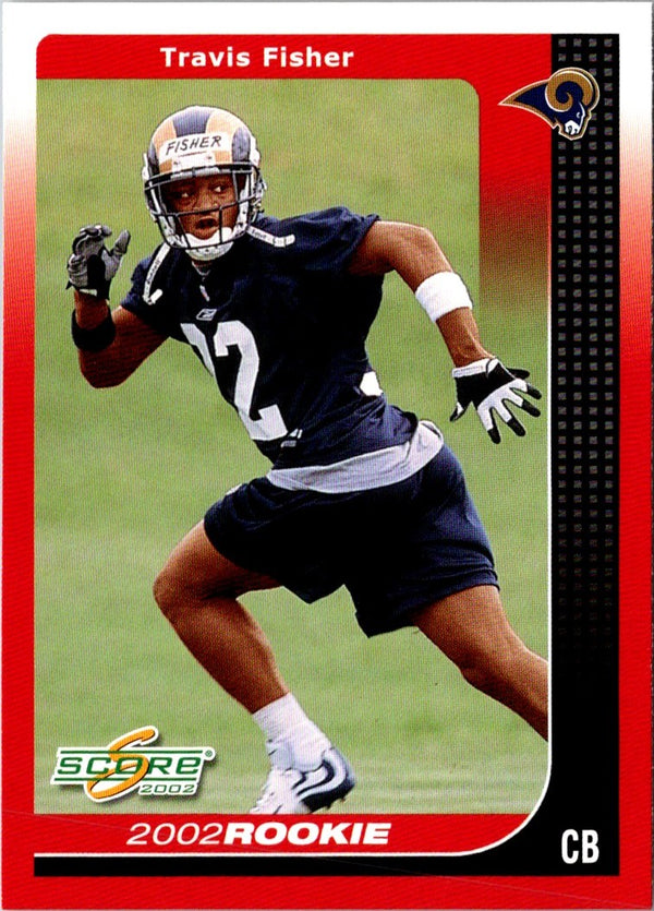 2002 Score Travis Fisher #320 Rookie