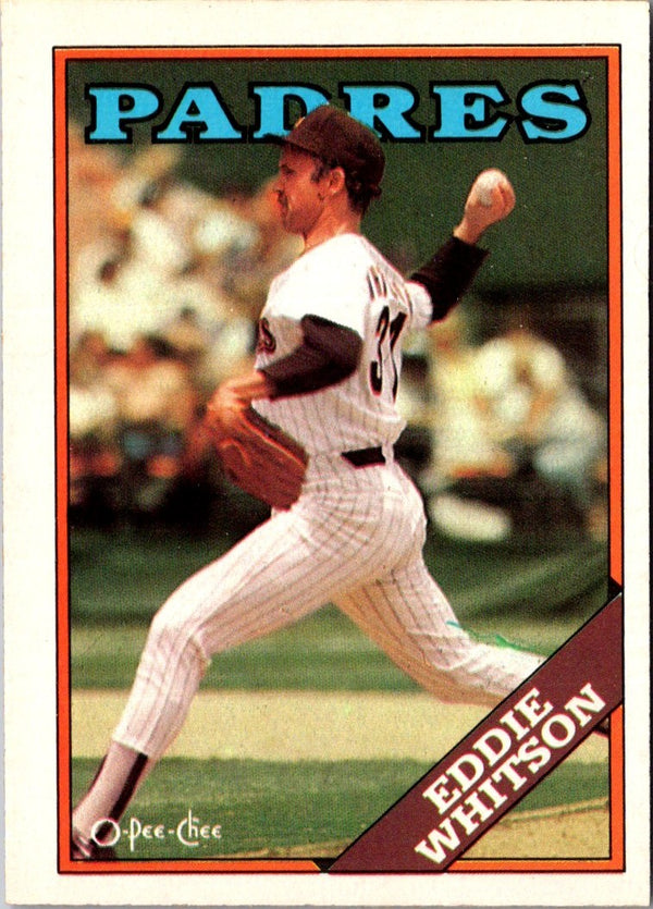 1988 O-Pee-Chee Eddie Whitson #330