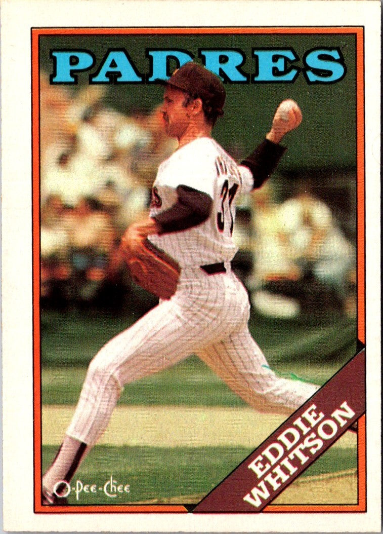 1988 O-Pee-Chee Eddie Whitson