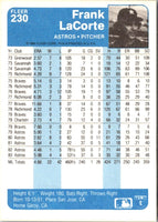 1984 Fleer Frank LaCorte #230