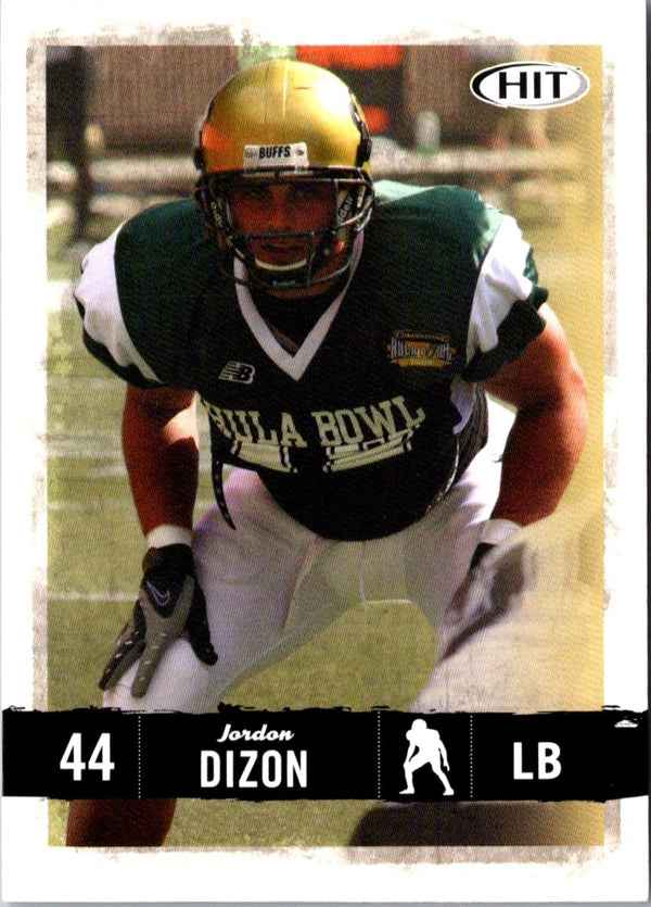 2008 SAGE HIT Jordon Dizon #44