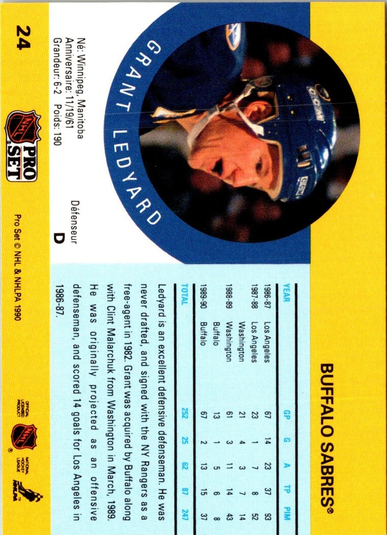 1990 Pro Set Grant Ledyard