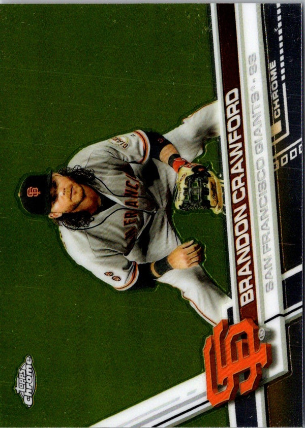 2017 Topps Chrome Brandon Crawford #111