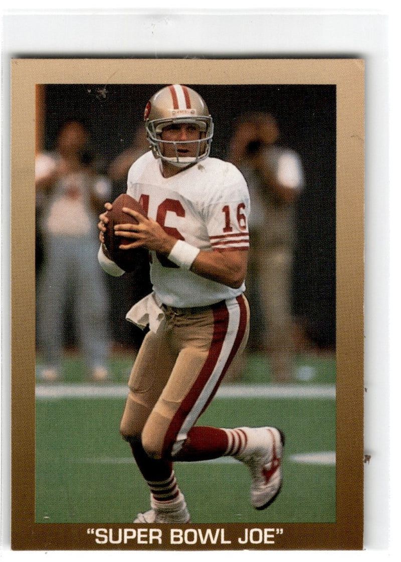 1990 Allan Kaye's Football Card News Joe Montana