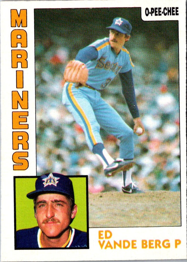 1984 O-Pee-Chee Ed Vande Berg #63