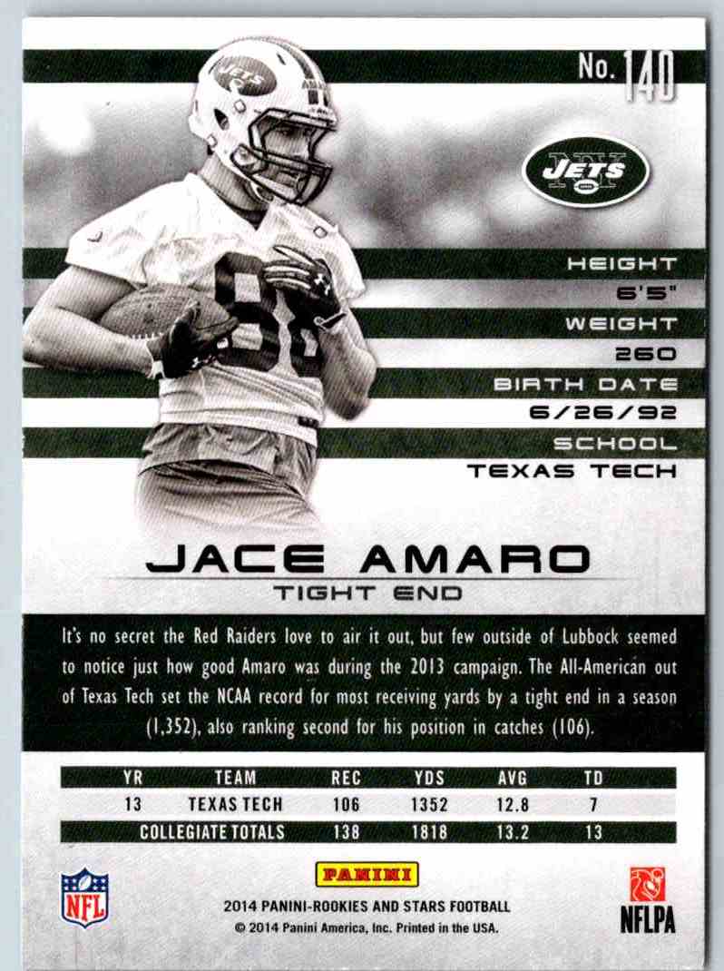 2014 Panini Rookies And Stars Jace Amaro