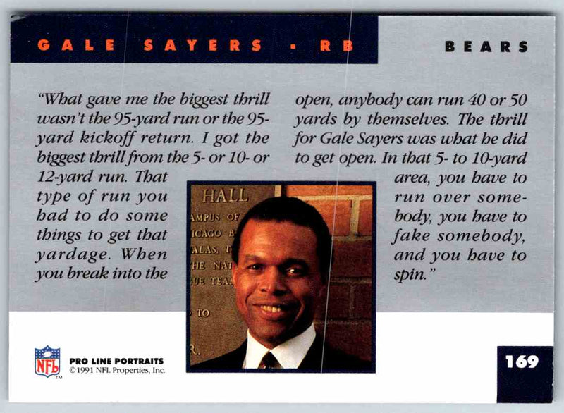 1991 ProLine Gale Sayers